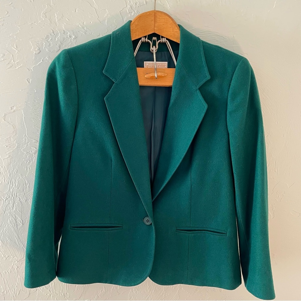 Emerald Green Pendleton Blazer - image 1